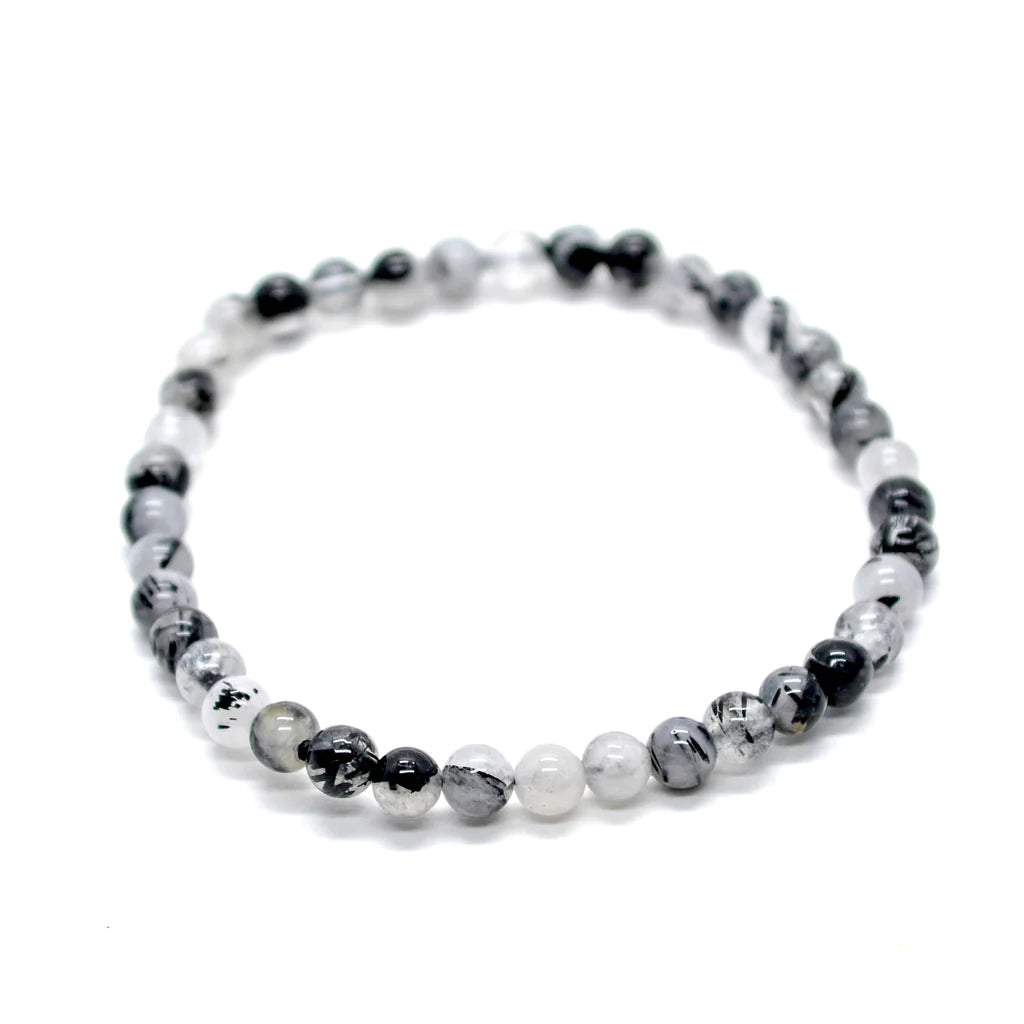 Tourmalinated Quartz Bracelet (Cleansing - Balance - Concentration)