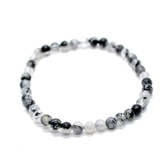 Tourmalinated Quartz Bracelet (Cleansing - Balance - Concentration)