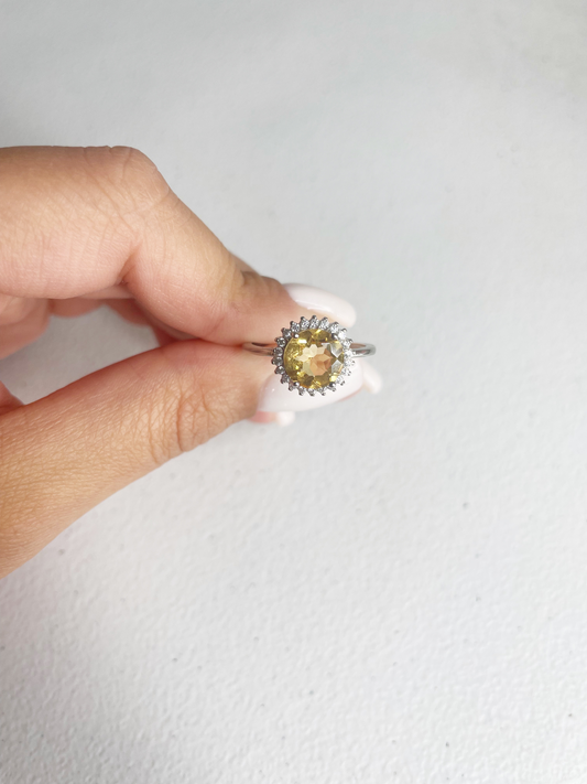 Citrine Sterling Silver Ring